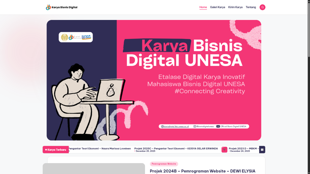 Karya Bisnis Digital Screenshot
