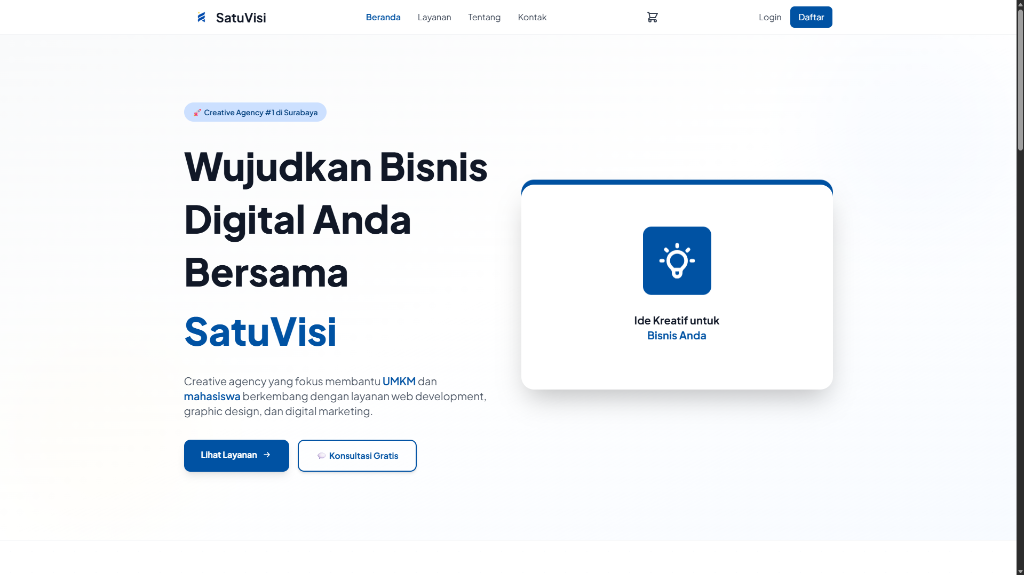 Satu Visi Creative Screenshot