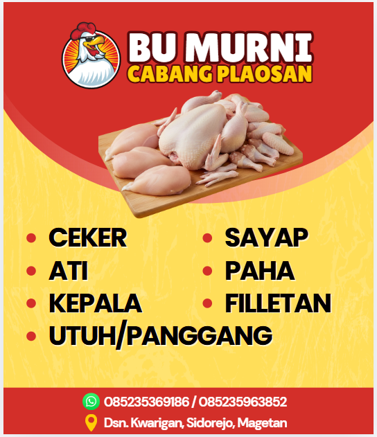 Banner RA Chicken Cabang Plaosan